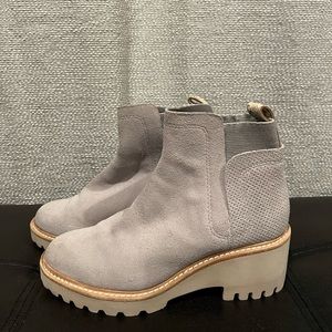 Dolce Vita grey boots.